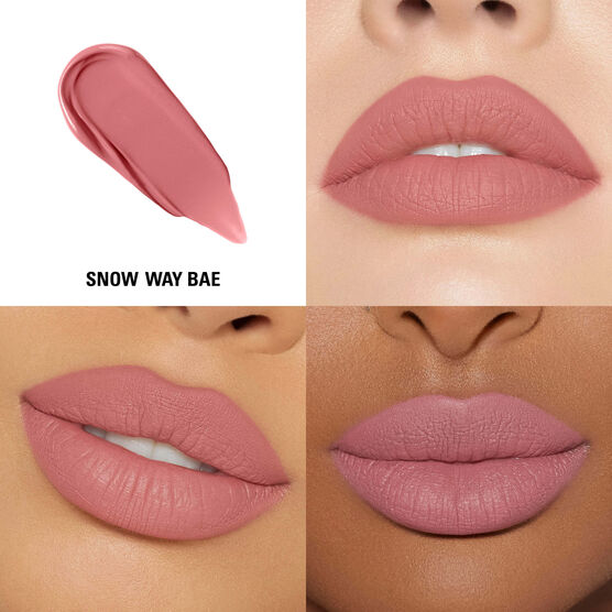 kj lip kit matte snow way bae
